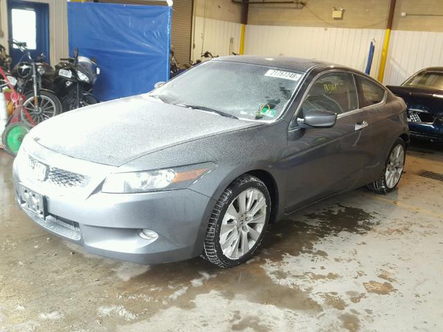 1HGCS22848A015159 - 2008 HONDA ACCORD EXL GRAY photo 2