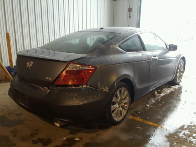 1HGCS22848A015159 - 2008 HONDA ACCORD EXL GRAY photo 4