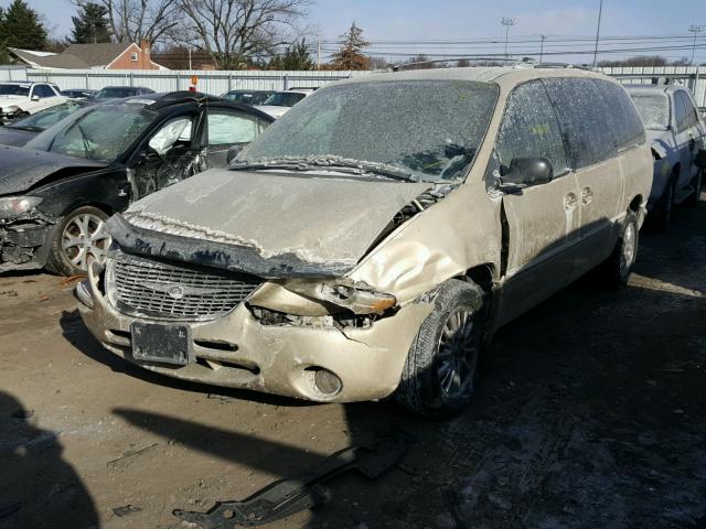 1C4GP54L8XB573464 - 1999 CHRYSLER TOWN & COU GOLD photo 2