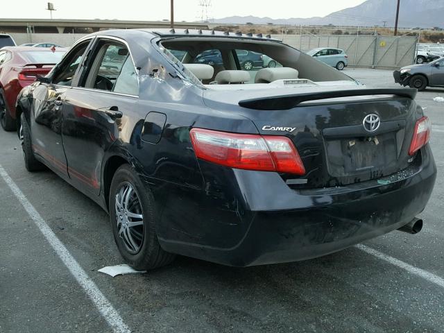 4T1BE46K57U107330 - 2007 TOYOTA CAMRY NEW BLACK photo 3