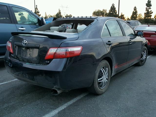 4T1BE46K57U107330 - 2007 TOYOTA CAMRY NEW BLACK photo 4