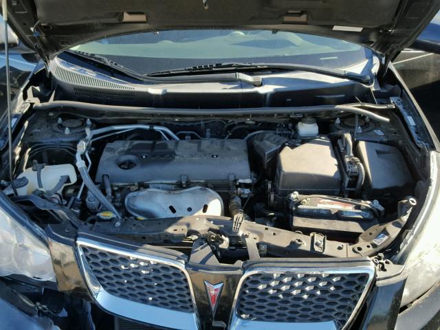 5Y2SM67089Z422919 - 2009 PONTIAC VIBE BLACK photo 7