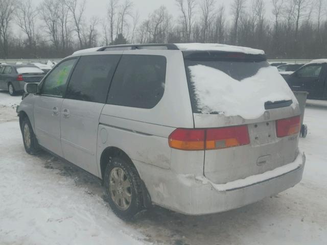 5FNRL18642B057173 - 2002 HONDA ODYSSEY EX SILVER photo 3