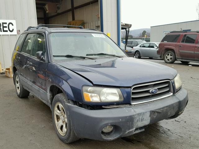 JF1SG63675H707473 - 2005 SUBARU FORESTER 2 BLUE photo 1