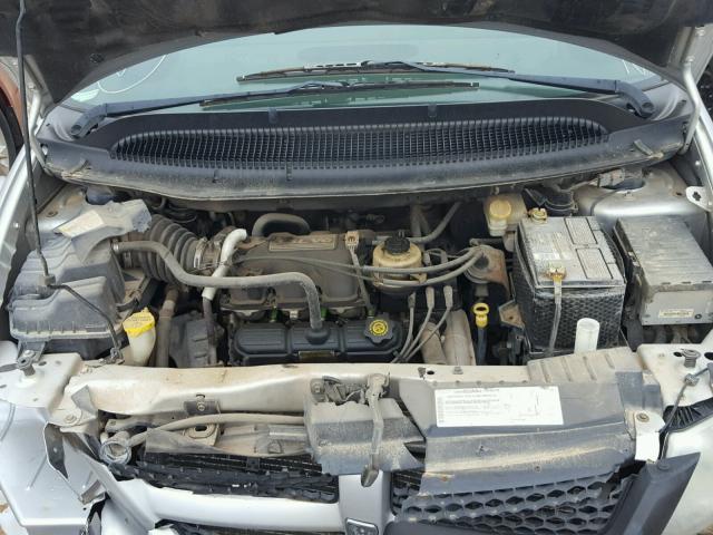 1D4GP24R54B597948 - 2004 DODGE GRAND CARA SILVER photo 7