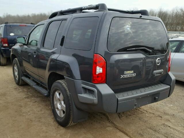 5N1AN08W97C510012 - 2007 NISSAN XTERRA OFF GRAY photo 3