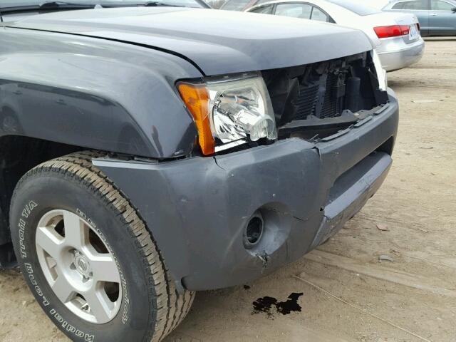 5N1AN08W97C510012 - 2007 NISSAN XTERRA OFF GRAY photo 9