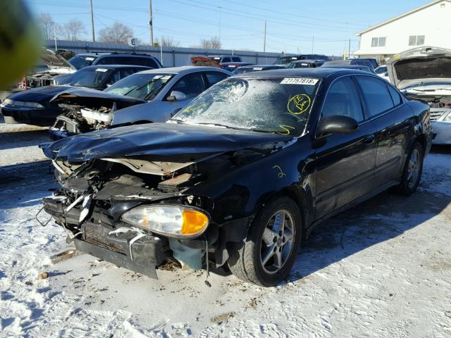 1G2NF52E33C117931 - 2003 PONTIAC GRAND AM S BLACK photo 2