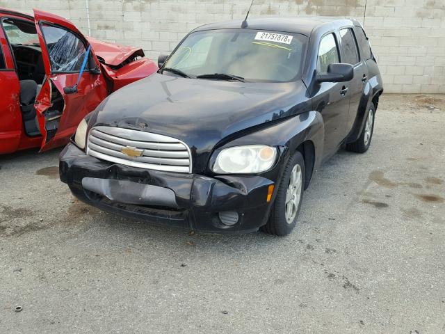 3GNBAADB9AS501171 - 2010 CHEVROLET HHR LS BLACK photo 2