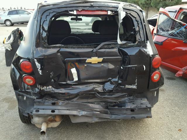3GNBAADB9AS501171 - 2010 CHEVROLET HHR LS BLACK photo 9