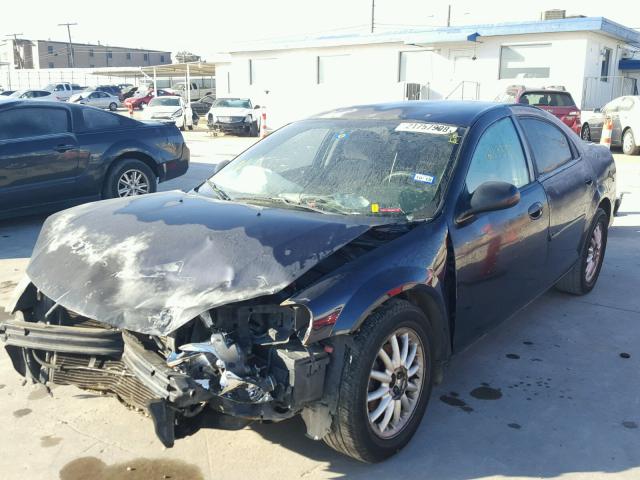 1C3EL46X92N226654 - 2002 CHRYSLER SEBRING LX BLUE photo 2