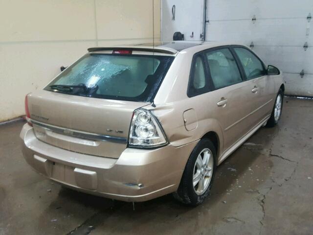 1G1ZU64895F173916 - 2005 CHEVROLET MALIBU MAX TAN photo 4