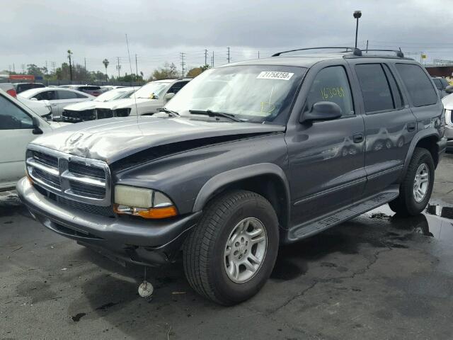 1B4HS48NX2F212082 - 2002 DODGE DURANGO SL GRAY photo 2