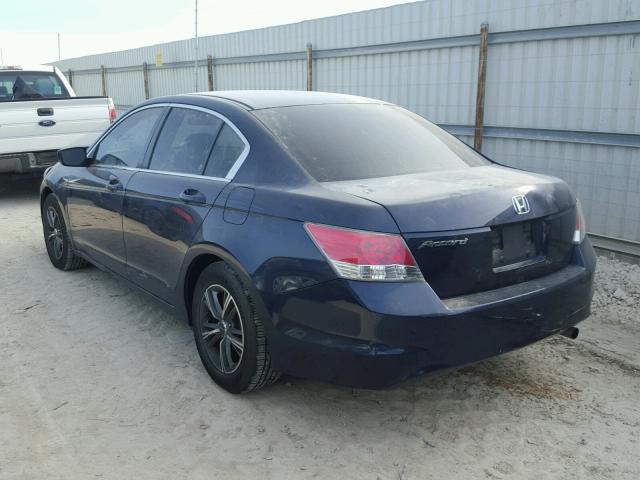 1HGCP2F37AA147340 - 2010 HONDA ACCORD LX BLUE photo 3