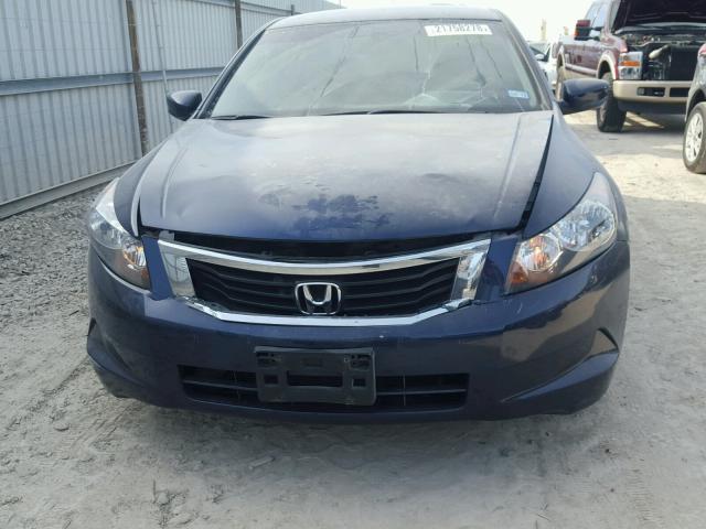 1HGCP2F37AA147340 - 2010 HONDA ACCORD LX BLUE photo 9