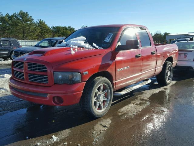 3D7KA28D43G749866 - 2003 DODGE RAM 2500 S RED photo 2