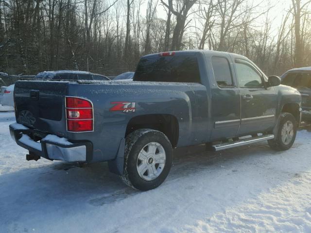 1GCEK29J39Z290248 - 2009 CHEVROLET SILVERADO BLUE photo 4