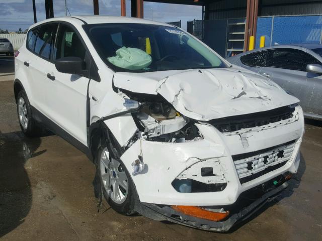 1FMCU0F78DUB43813 - 2013 FORD ESCAPE S WHITE photo 1