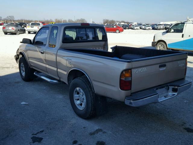 4TASN92N5XZ438019 - 1999 TOYOTA TACOMA XTR TAN photo 3