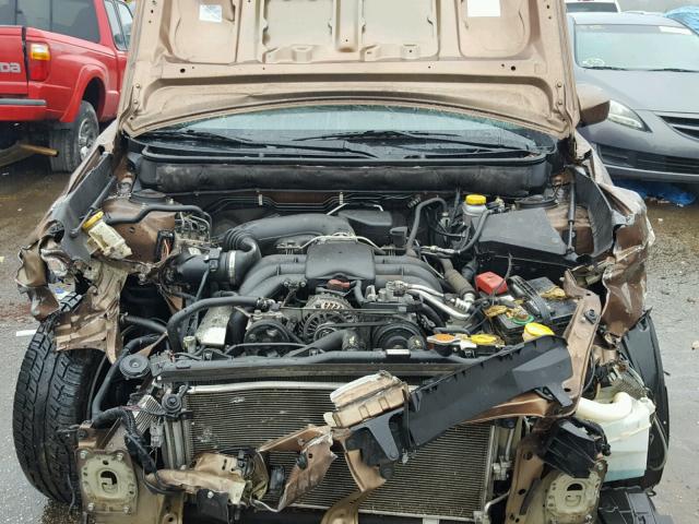 4S4BRDKC7B2368756 - 2011 SUBARU OUTBACK 3. BROWN photo 7