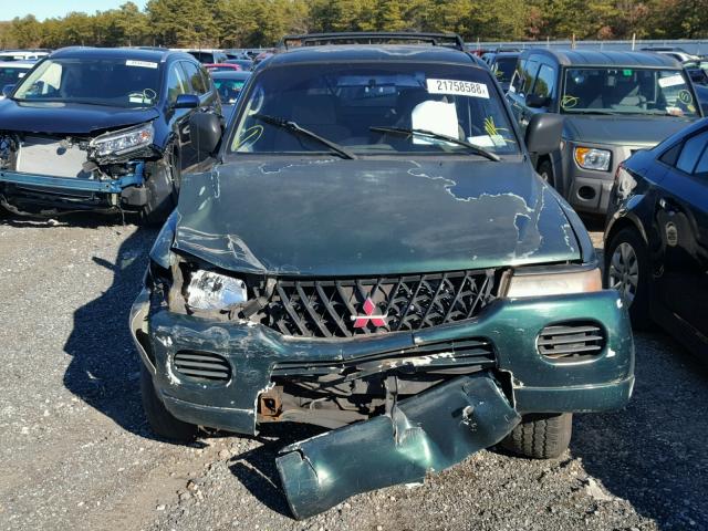 JA4LS31H4YP006474 - 2000 MITSUBISHI MONTERO SP GREEN photo 9