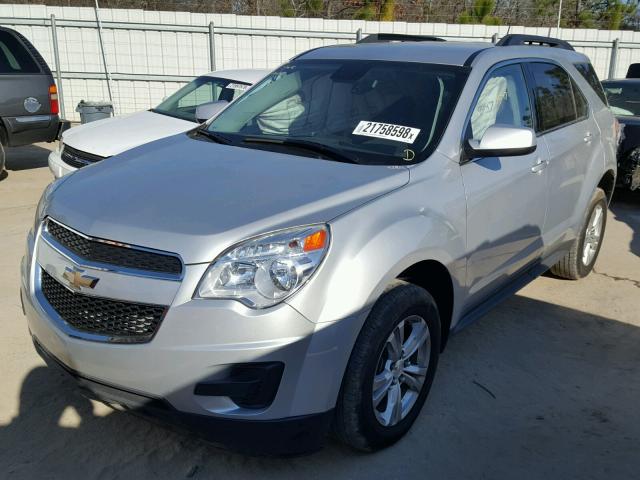 2GNALDEK6D6417043 - 2013 CHEVROLET EQUINOX LT SILVER photo 2