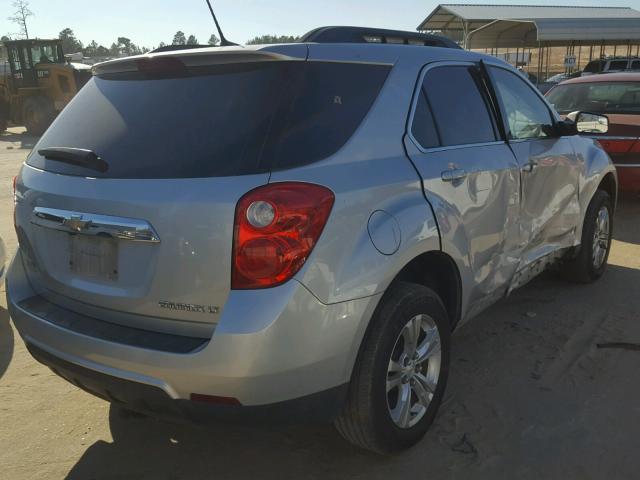 2GNALDEK6D6417043 - 2013 CHEVROLET EQUINOX LT SILVER photo 4