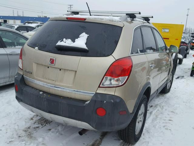 3GSCL33P58S675947 - 2008 SATURN VUE XE TAN photo 4