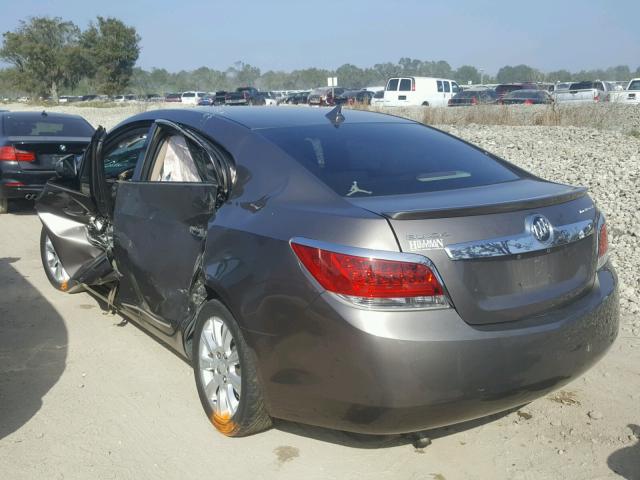 1G4GB5ER3CF202325 - 2012 BUICK LACROSSE C CHARCOAL photo 3