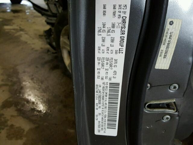 1J4NF1FB6BD280306 - 2011 JEEP COMPASS SP CHARCOAL photo 10