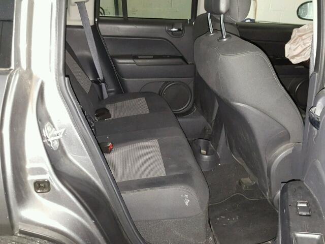 1J4NF1FB6BD280306 - 2011 JEEP COMPASS SP CHARCOAL photo 6