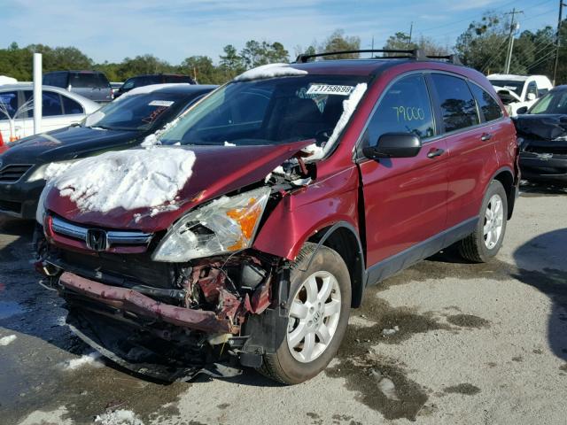 5J6RE48577L005327 - 2007 HONDA CR-V EX RED photo 2