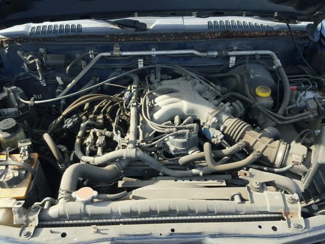 5N1ED28T02C522838 - 2002 NISSAN XTERRA XE BLUE photo 7