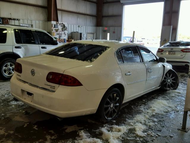 1G4HE57Y37U126123 - 2007 BUICK LUCERNE CX WHITE photo 4