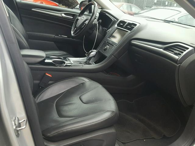 3FA6P0K95DR152692 - 2013 FORD FUSION TIT SILVER photo 5
