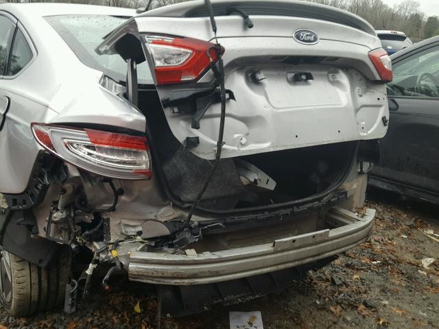 3FA6P0K95DR152692 - 2013 FORD FUSION TIT SILVER photo 9