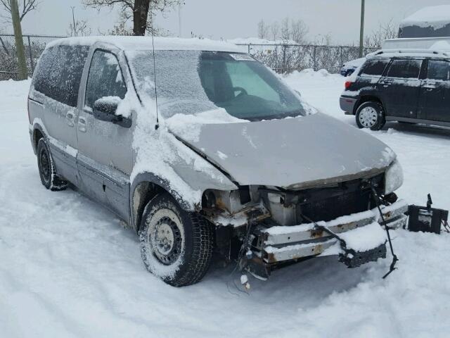 1GMDU03E74D162232 - 2004 PONTIAC MONTANA GRAY photo 1