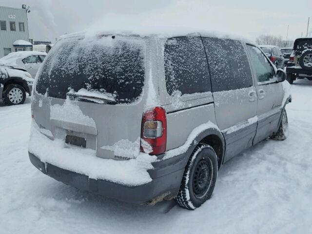 1GMDU03E74D162232 - 2004 PONTIAC MONTANA GRAY photo 4