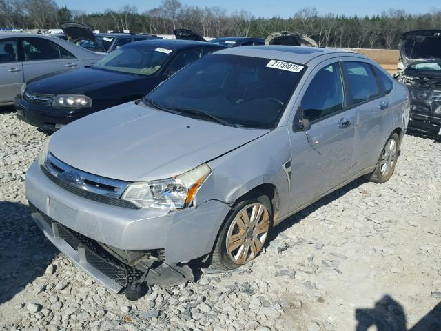 1FAHP35N98W217680 - 2008 FORD FOCUS SE SILVER photo 2