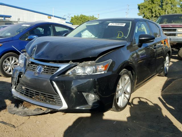 JTHKD5BHXE2184807 - 2014 LEXUS CT 200 BLACK photo 2