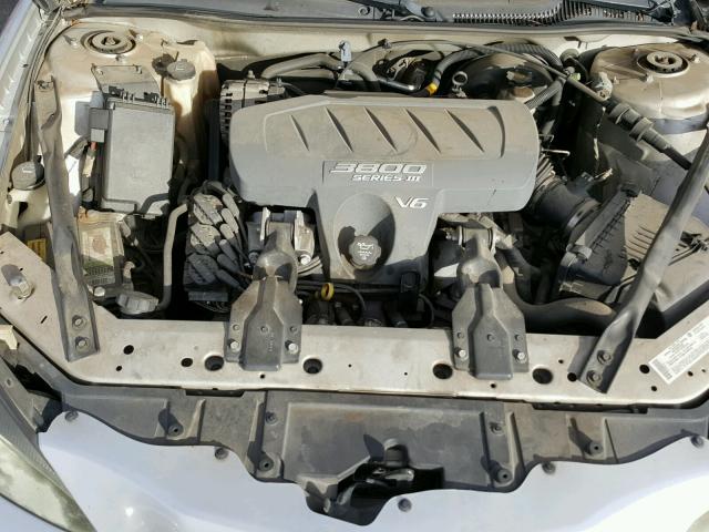 2G2WP522341322311 - 2004 PONTIAC GRAND PRIX SILVER photo 7