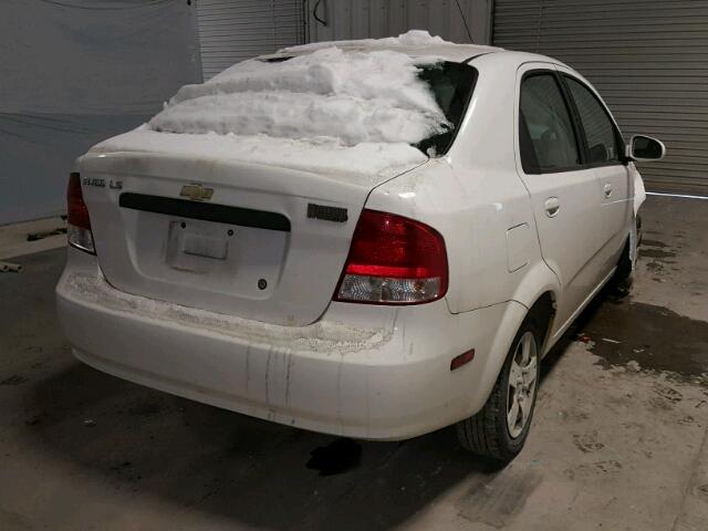 KL1TD566X6B595972 - 2006 CHEVROLET AVEO BASE Ağ foto 4