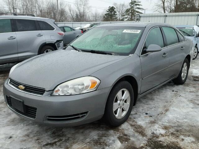 2G1WT58K479297576 - 2007 CHEVROLET IMPALA LT GRAY photo 2