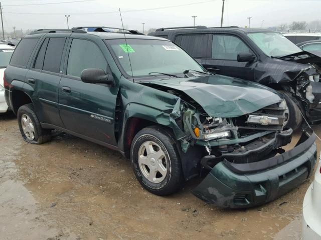 1GNDS13S622253790 - 2002 CHEVROLET TRAILBLAZE GREEN photo 1