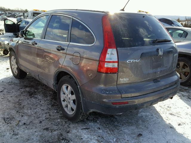 5J6RE4H45BL041923 - 2011 HONDA CR-V SE BROWN photo 3