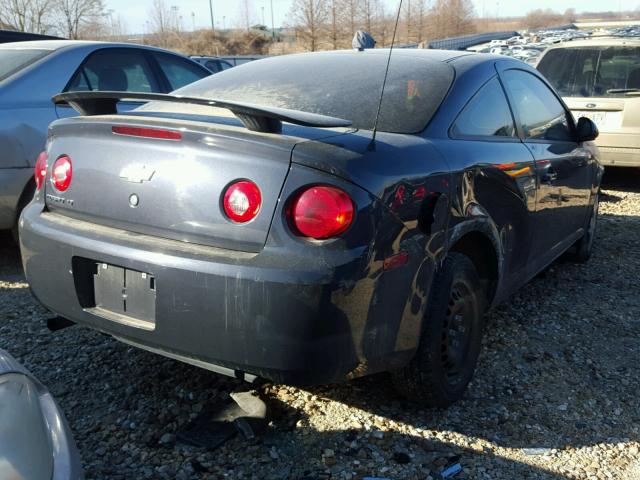 1G1AL18F487222837 - 2008 CHEVROLET COBALT LT GRAY photo 4