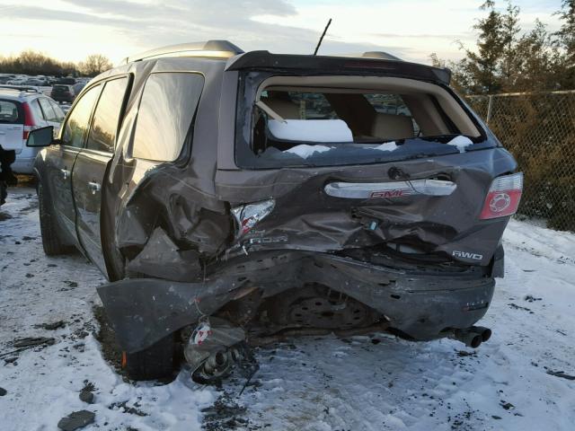 1GKLVNED2AJ123905 - 2010 GMC ACADIA SLT ყავისფერი ფოტო 3