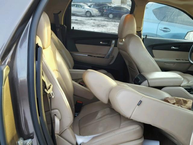 1GKLVNED2AJ123905 - 2010 GMC ACADIA SLT ყავისფერი ფოტო 6