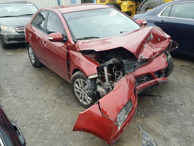 KNAFU4A20A5055488 - 2010 KIA FORTE EX MAROON photo 1