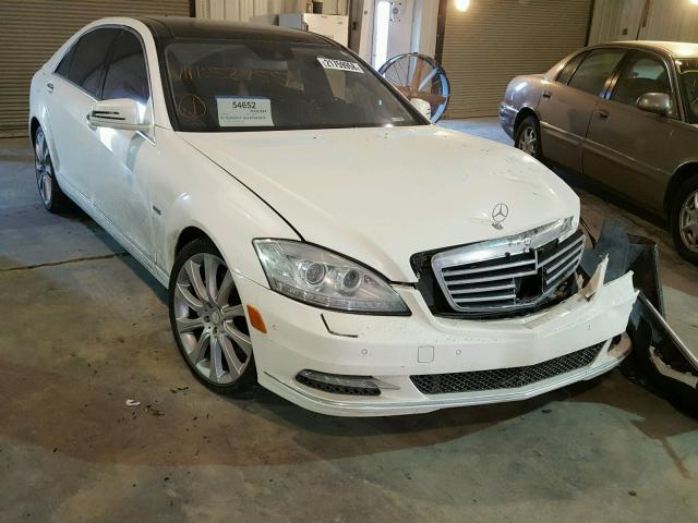 WDDNG9EB2DA527558 - 2013 MERCEDES-BENZ S 550 4MAT WHITE photo 1